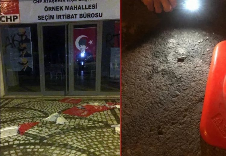 Valilikten  CHP binasına saldırı  mesajı