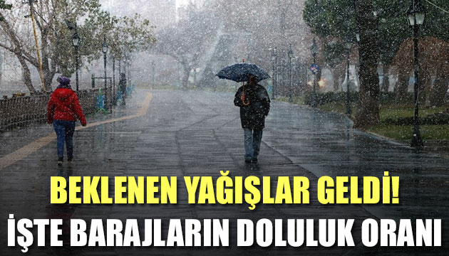 Kar yağışı sonrası İstanbul da barajların doluluk oranı