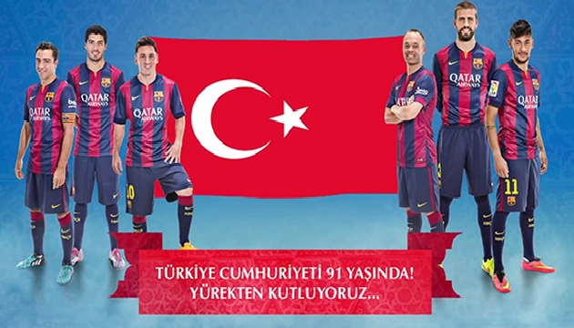 Barcelona dan Türkçe twitter hesabı