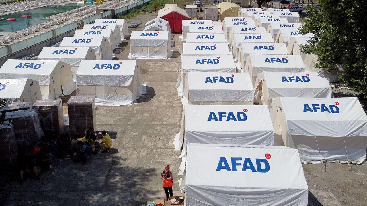 AFAD il il kurulan çadır sayısını açıkladı