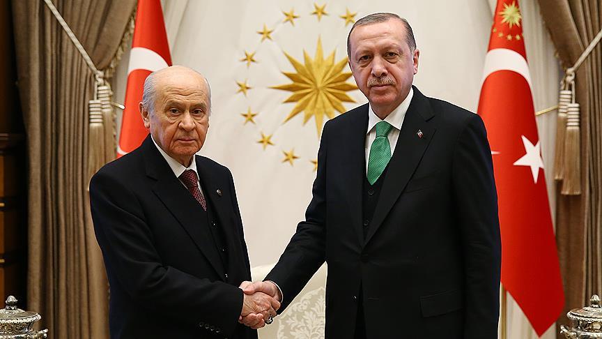 Erdoğan ve Bahçeli bir araya geliyor