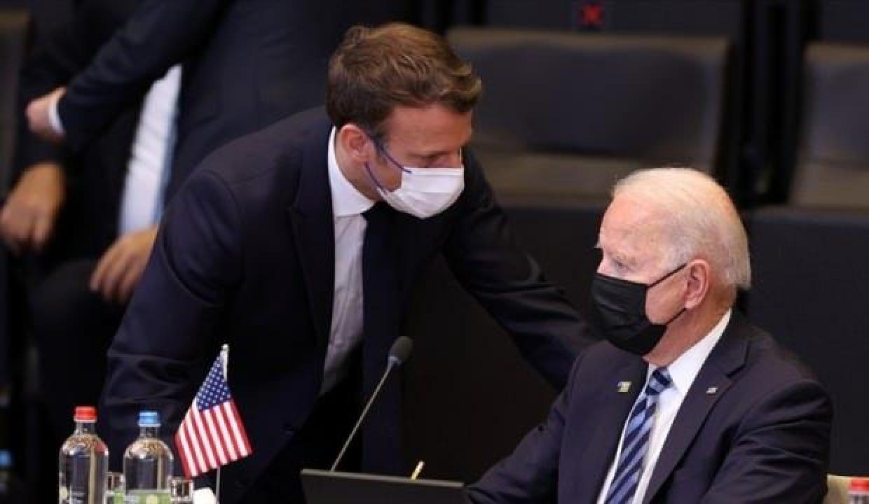 Biden ile Macron dan kritik görüşme!