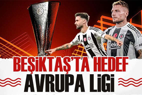 Beşiktaş ta hedef Avrupa Ligi