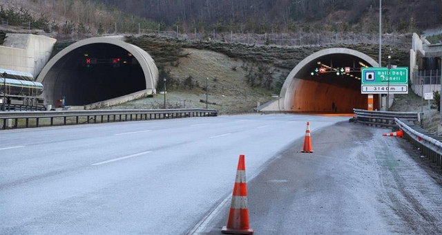 Bolu Dağı Tüneli ulaşıma kapatılacak