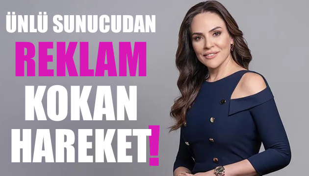 Buket Aydın dan reklam kokan hareket!