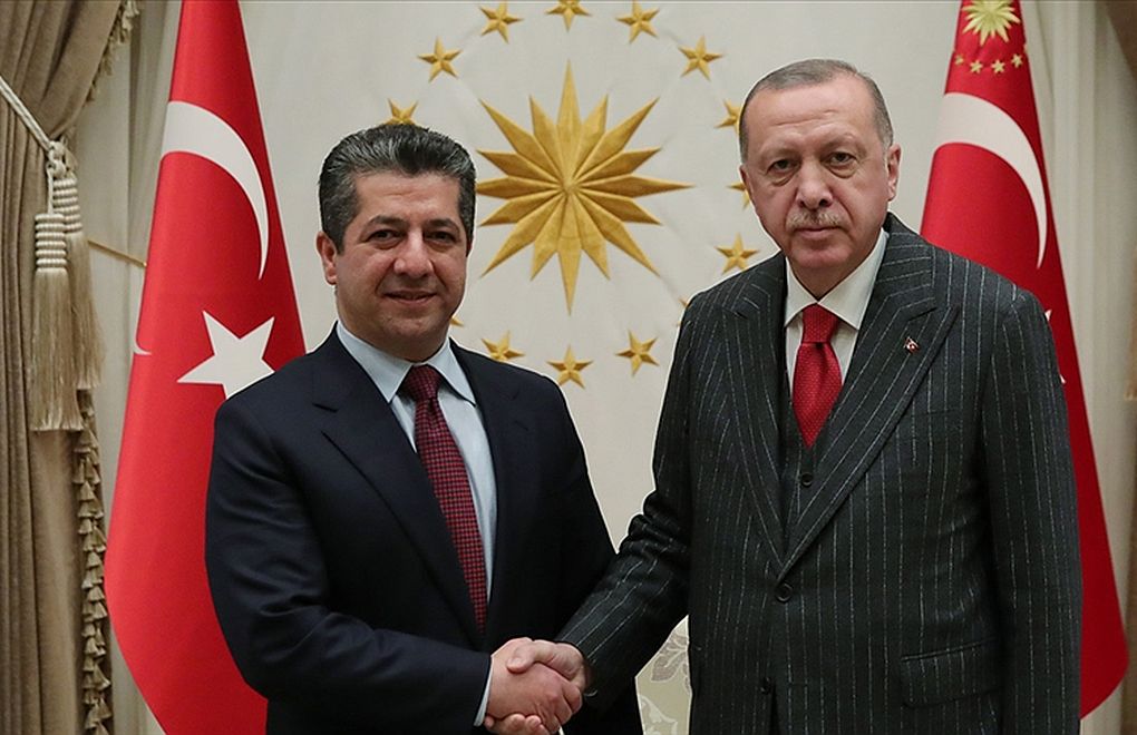 Barzani Erdoğan la görüşmek için Ankara da