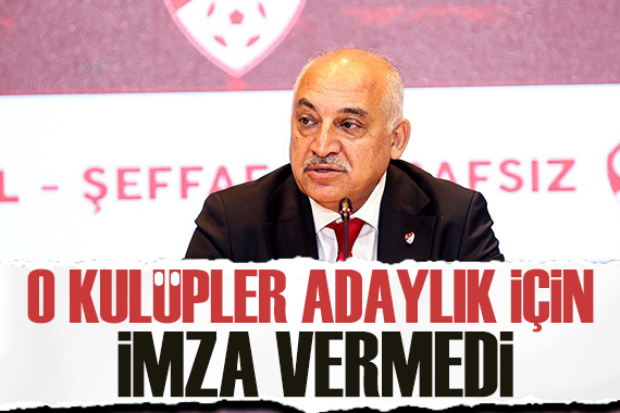 Büyükekşi nin adaylığı için o takımlar imza vermedi