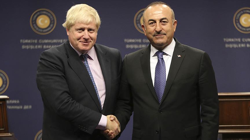 Çavuşoğlu, Johnson ile görüştü