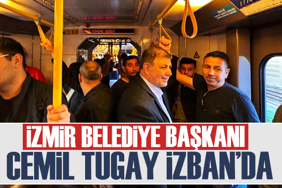 İzmir in yeni başkanı Dr. Cemil Tugay İZBAN ve metro ile yolculuk yaptı