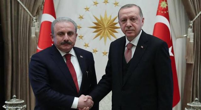 Erdoğan, Şentop ile görüştü