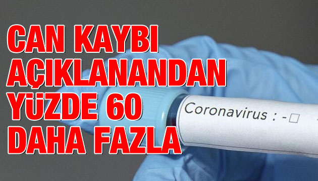 Can kaybı açıklanandan yüzde 60 daha fazla!