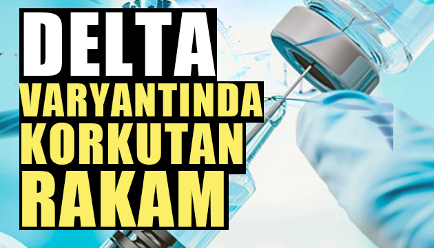 Delta varyantında korkutan rakam!