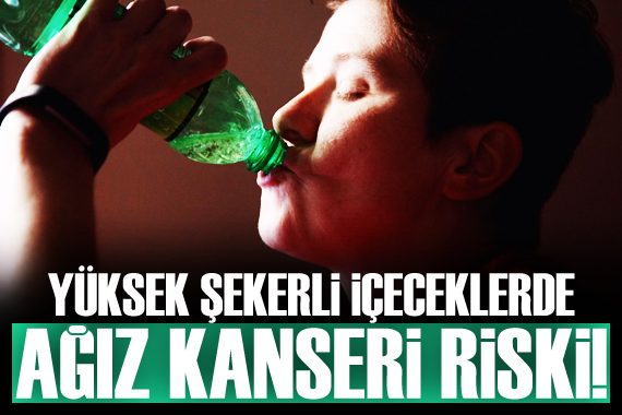 Yüksek şeker içeren içeceklerin tüketimi ağız içi kanseri riskini arttırıyor