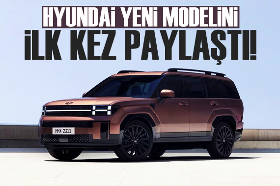 Hyundai Santa Fe nin yeni modelinin ilk görselleri paylaşıldı