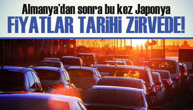 Japonya’da akaryakıt fiyatları yine zirveyi gördü