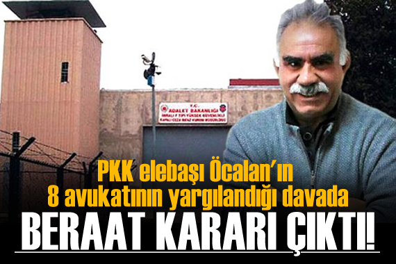 PKK elebaşı Öcalan ın 8 avukatının yargılandığı davada karar çıktı