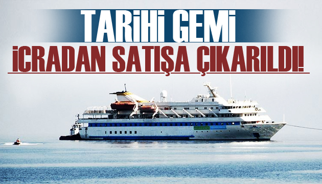 Mavi Marmara gemisi icradan satışa çıkarıldı