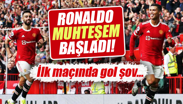 Cristiano Ronaldo gollerle başladı!