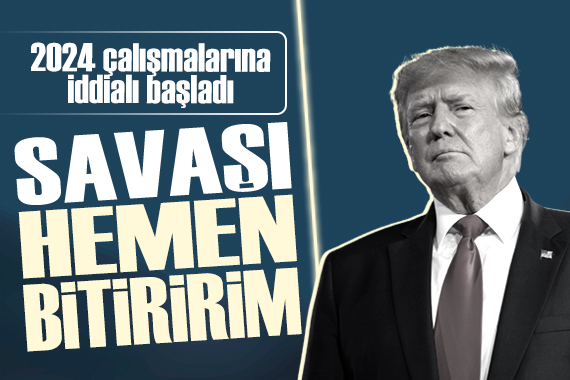 Trump seçim startını iddialı verdi:  Savaşı 24 saatte bitiririm 