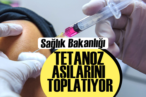 Sağlık Bakanlığı duyurdu: Difteri tetanoz aşılarını toplatıyor