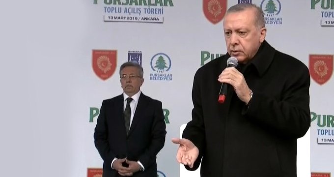 Erdoğan dan konuşmasını bölmeye çalışan kadına  provoke etme  çıkışı