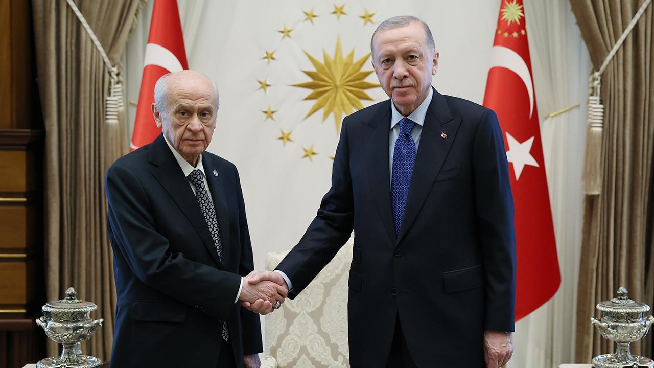 Cumhurbaşkanı Erdoğan, Devlet Bahçeli ile görüştü