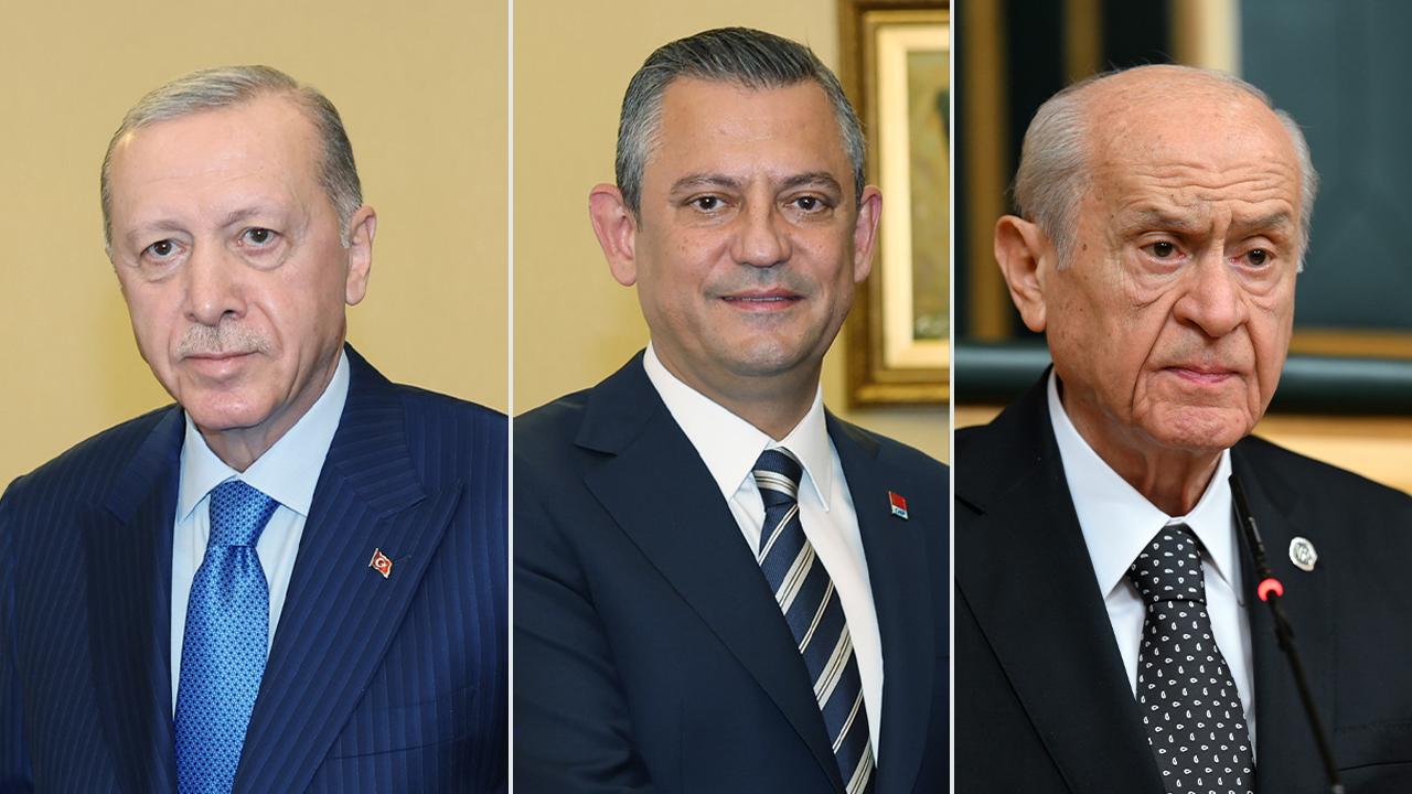 Cumhurbaşkanı Erdoğan, Bahçeli ve Özel in yeni yılını kutladı