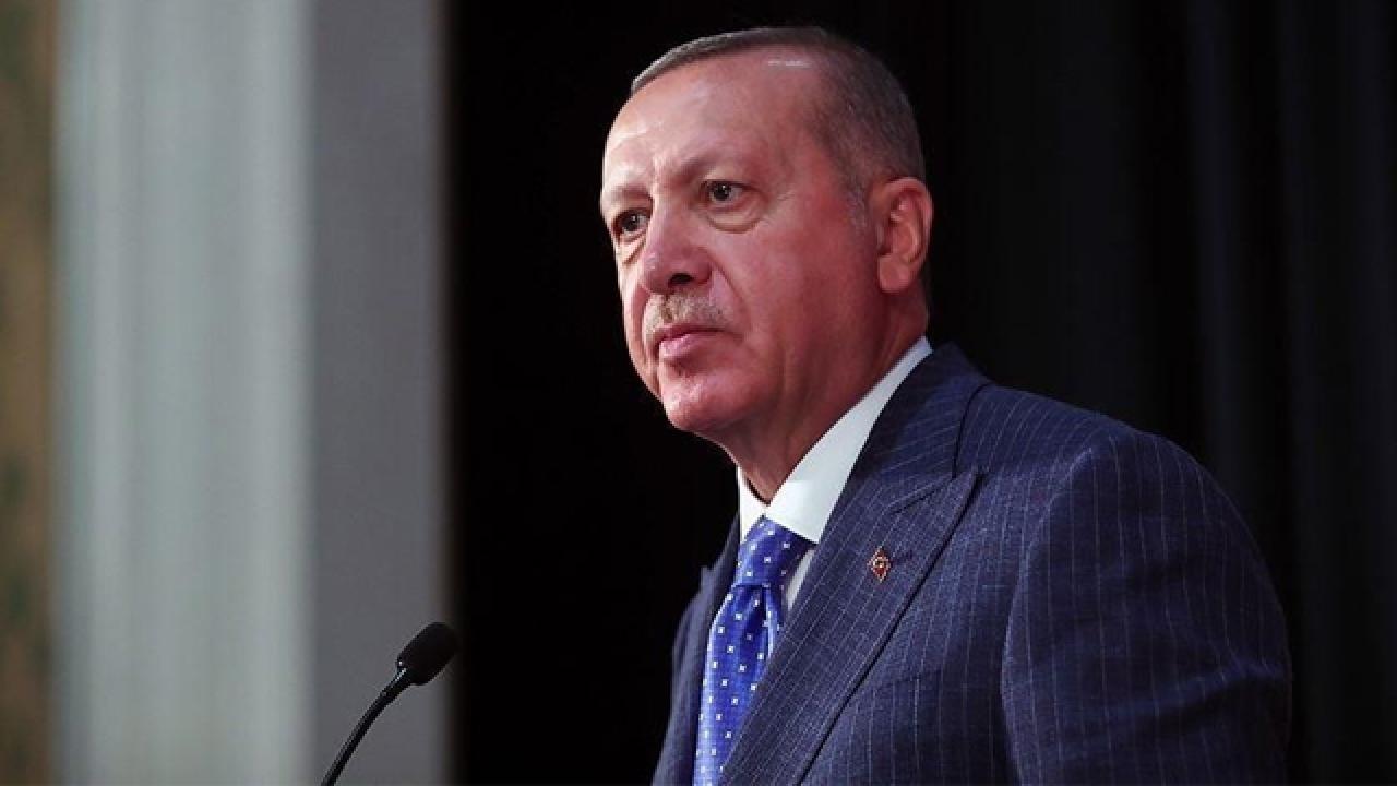 Cumhurbaşkanı Erdoğan dan şehit ailesine başsağlığı mesajı