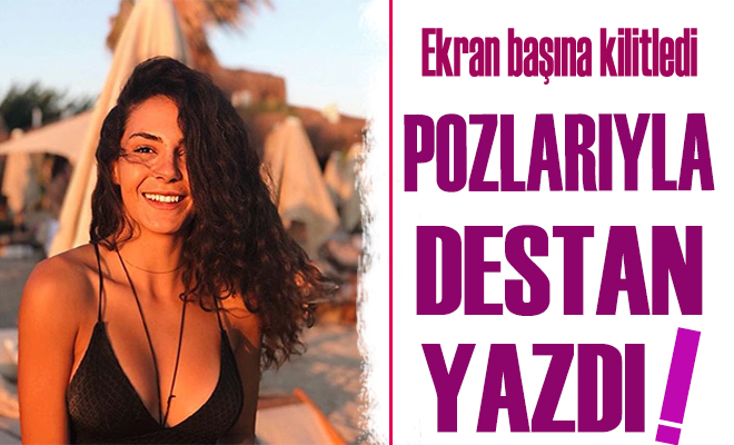 Ebru Şahin pozlarıyla destan yazdı!