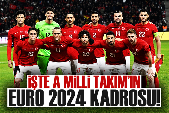 A Milli Takım ın EURO 2024 kadrosu belli oldu