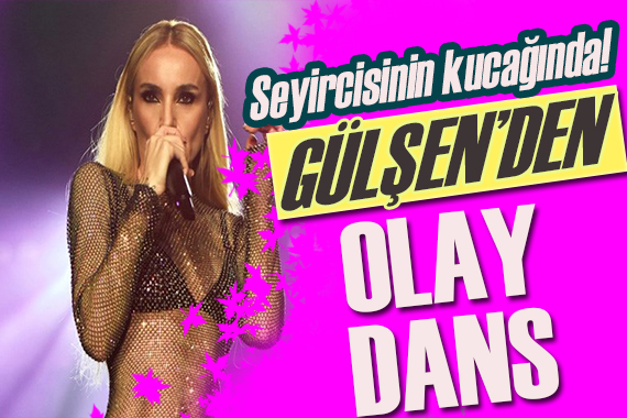 Gülşen konserinden çok konuşulacak görüntüler!