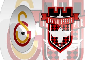 Gaziantepspor - Galatasaray maçının ilk 11 leri belli oldu!