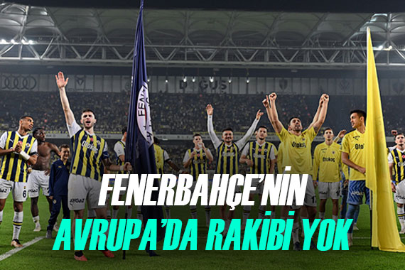Fenerbahçe nin hiç rakibi kalmadı