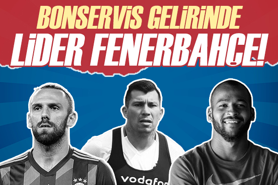 Süper Lig de bonservis geliri lideri: Fenerbahçe!