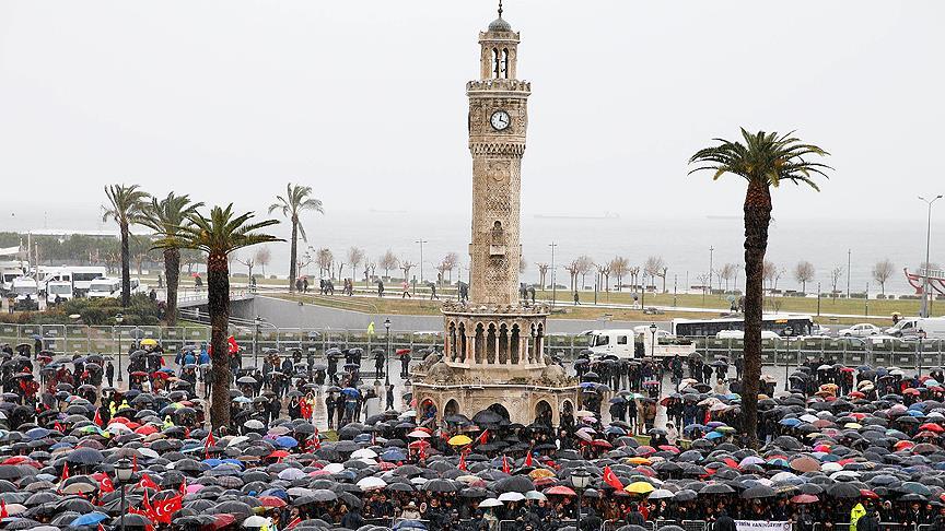 Kahraman polis Fethi Sekin için tören