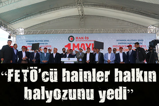 Hak-İş 1 Mayıs ı Erzurum da kutladı