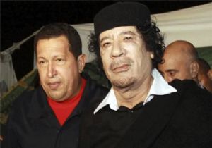 Kaddafi ve Chavez in Çadır Kardeşliği