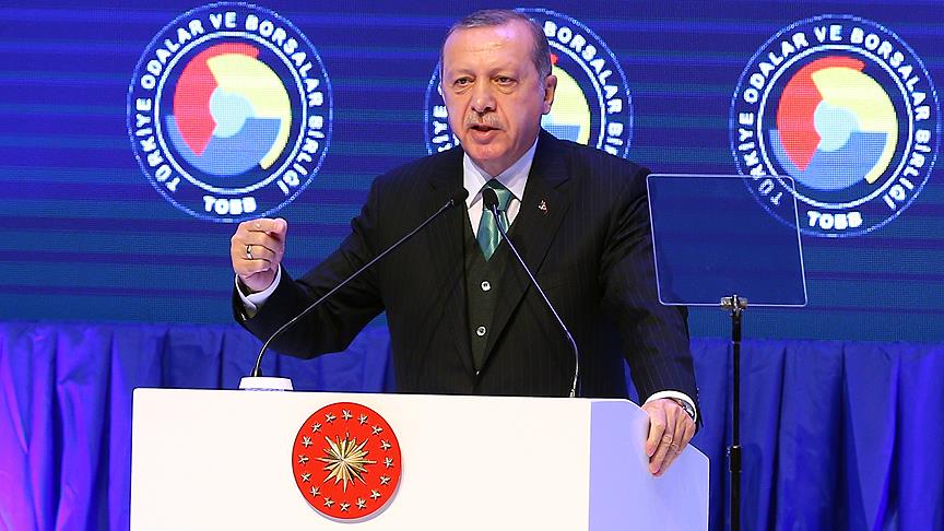 Erdoğan TOBB da konuşuyor