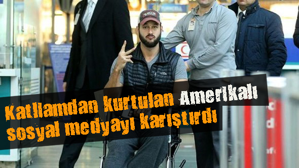 Katliamdan kurtulan Amerikalı sosyal medyayı karıştırdı