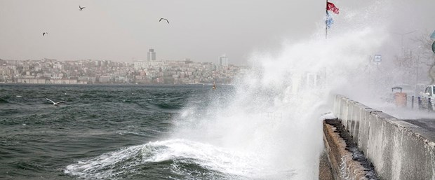 Meteoroloji den fırtına  uyarısı