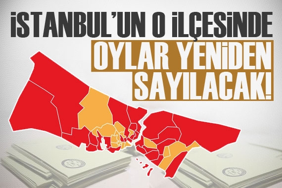 Beykoz da oylar yeniden sayılacak!