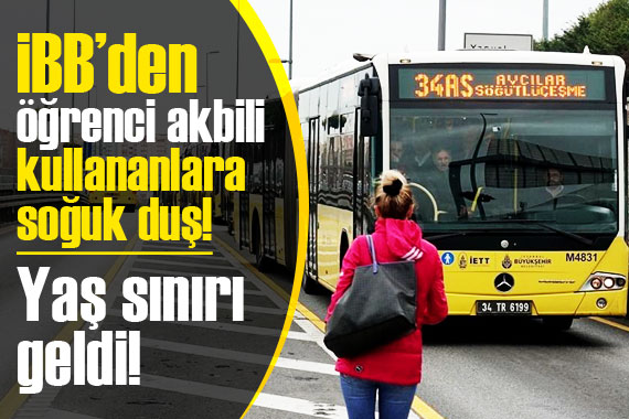 İstanbulkart ta öğrenci indirimine 30 yaş sınırı getirildi!