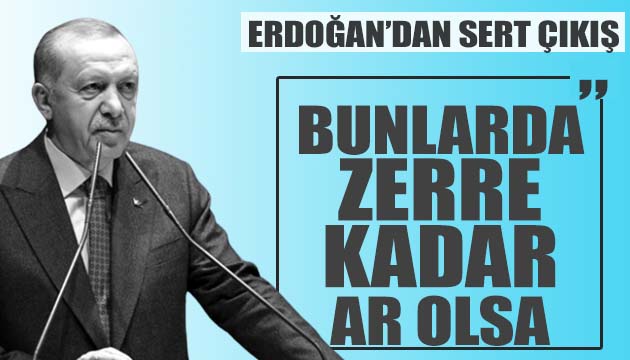 Erdoğan: Bunlarda zerre kadar ar olsa...