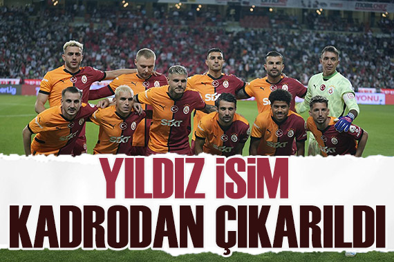 Galatasaray ın Young Boys kafilesi belli oldu: Yıldız futbolcu listede yok