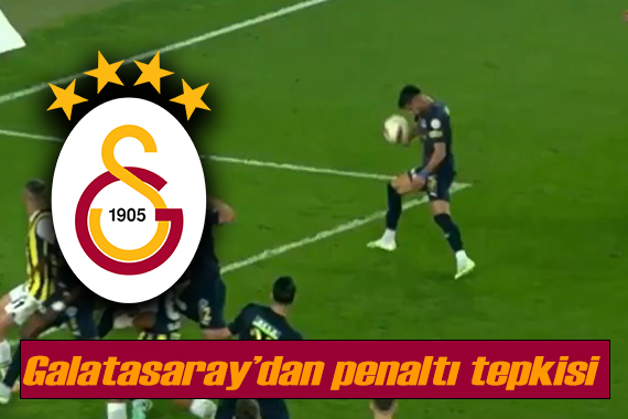 Galatasaray dan penaltı tepkisi