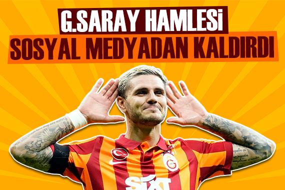 Icardi den Galatasaray hamlesi: Sosyal medyada kaldırdı...