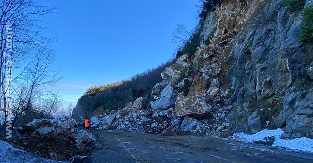 Zonguldak-İstanbul karayolu ulaşıma kapandı