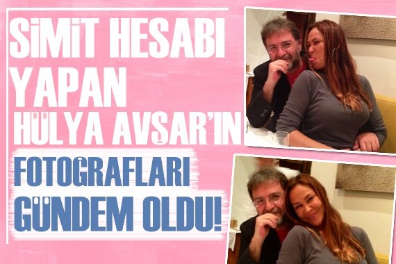 Hülya Avşar ın, Ahmet Hakan la fotoğrafı olay oldu!