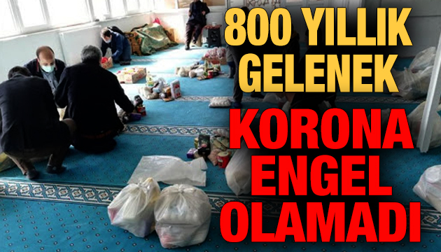 800 yıllık Ramazan geleneği yaşatılıyor