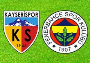 Kayserispor: 0 – Fenerbahçe: 2 (Maç Sonucu)